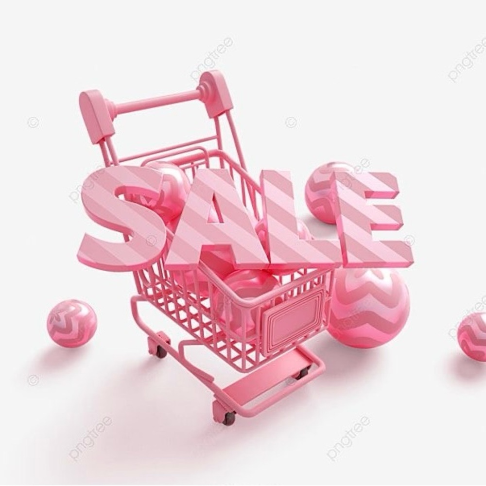 Pink Shopping Cart